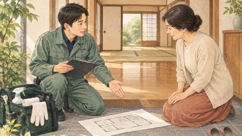 特殊清掃は家を売る前に必要？清掃と買取相談の順番・費用負担を整理 