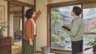 雨漏りする古い家はそのまま売れる？修理前の相談と不具合の伝え方 