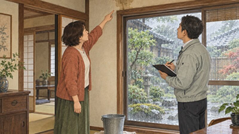 雨漏りのある家は売却できる？修理せず売る条件と費用の比較 